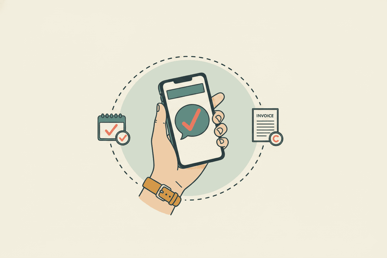 Everything lands on your phone